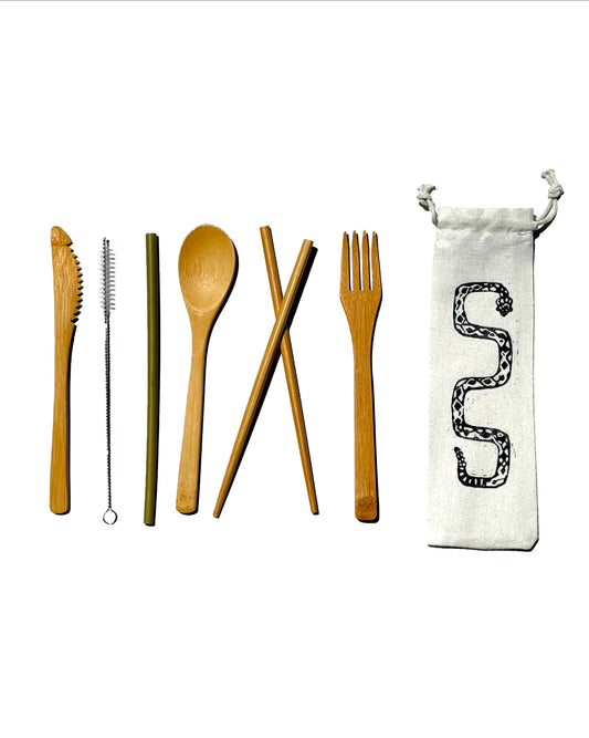 Bamboo Utensil Kit